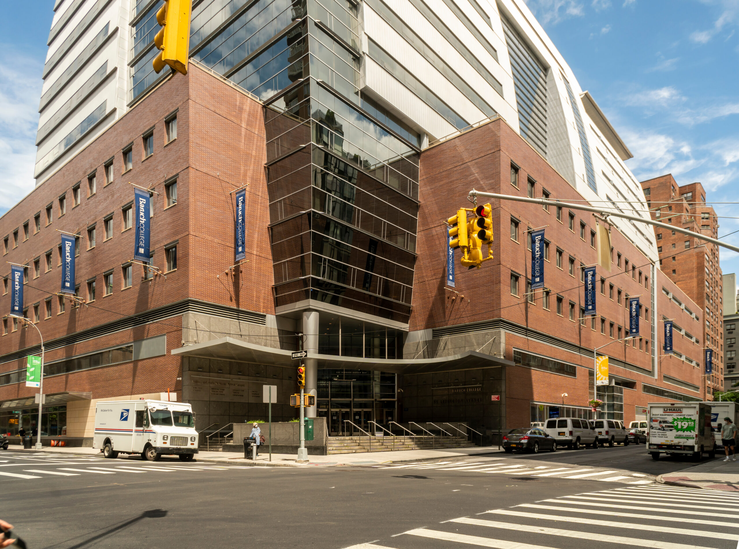 Outside street view of Baruch College